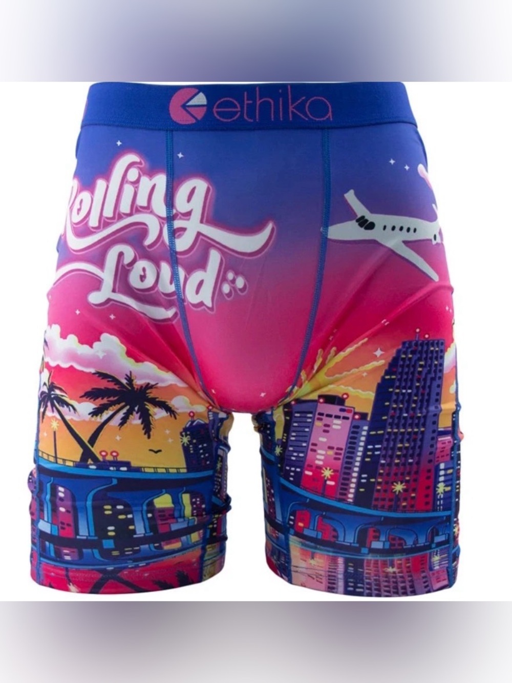 ETHIKA Men’s Boxer Briefs Breathable Soft Underwear Size M